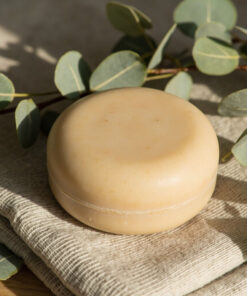 Shampoing Solide Douceur Sable – Eucalyptus & Argile Blanche